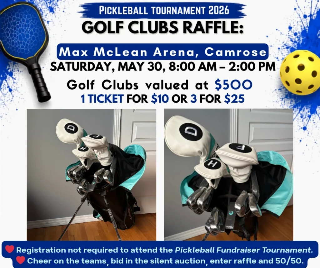 Golf Clubs Raffle