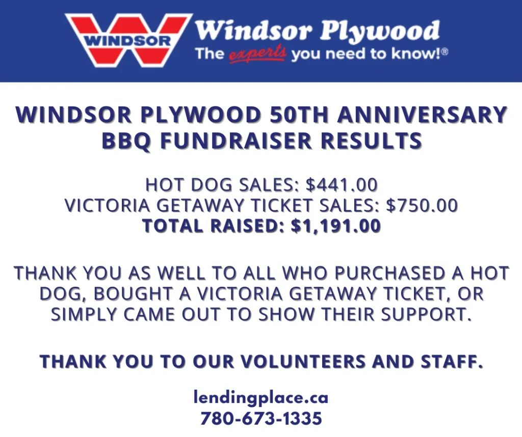 Windsor Plywood 50th Anniversary BBQ Fundraiser Results