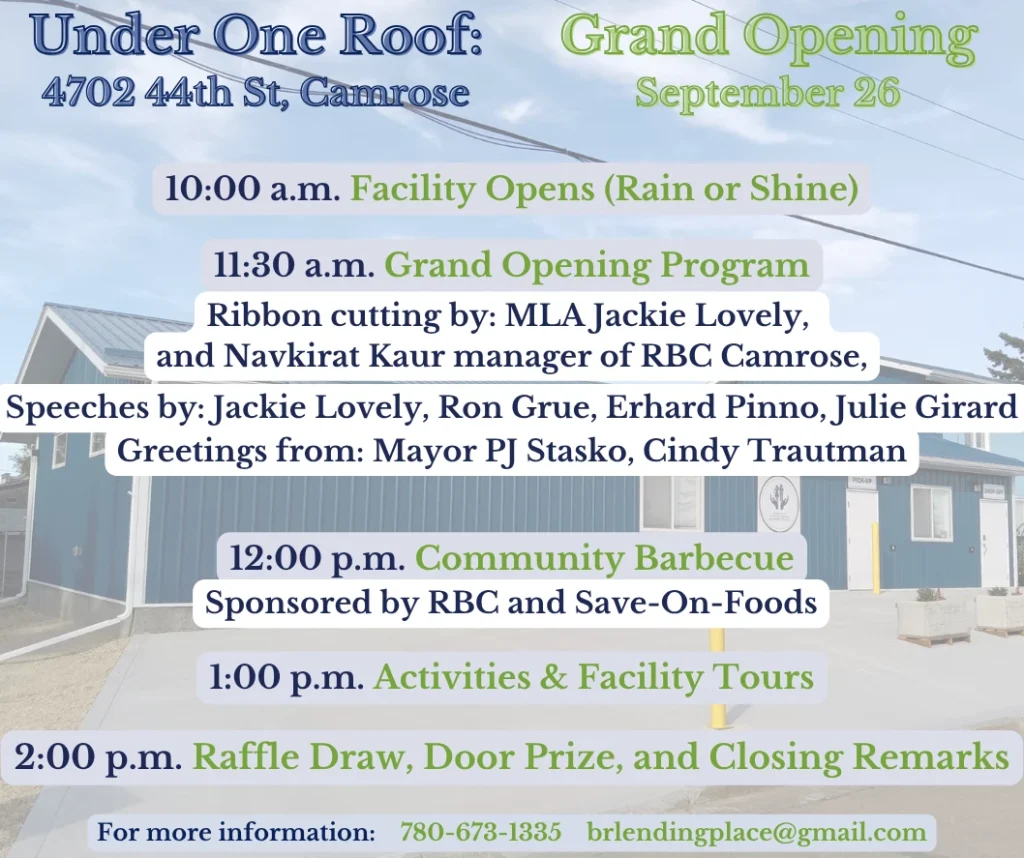 Under One Roof Grand Opening – This Saturday
