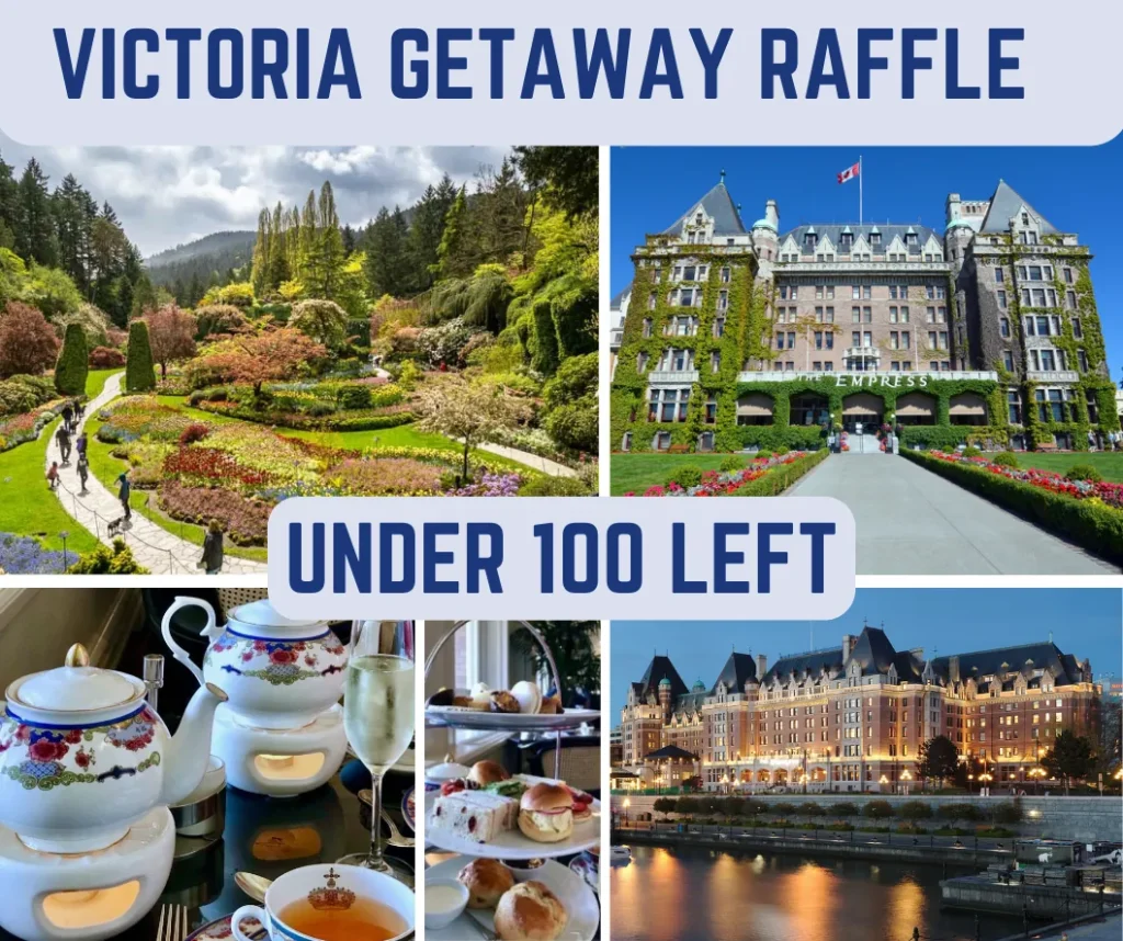 Victoria Raffle: Under 100 Left